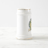 Irischer trinkender Teambier Stein Bierglas (Mittel)