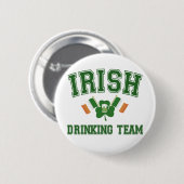 Irischer trinkender Teamknopf Button (Vorne & Hinten)