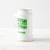 irischer Trottingchampion, Bierglas (Vorderseite Links)