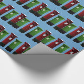 Irischer u. britischer Posten Geschenkpapier (Ecke)