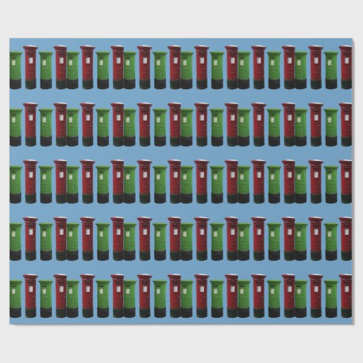 Irischer u. britischer Posten Geschenkpapier (Flach)