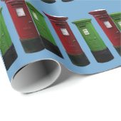 Irischer u. britischer Posten Geschenkpapier (Rolleneckpunkt)