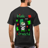 Irischer und dankbarer T - Shirt (Rückseite)