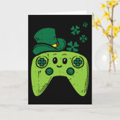 Irischer Videospiel-Controller St. Patrick's Day G Karte (Gelbe Blume)