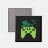 Irischer Videospiel-Controller St. Patrick's Day G Magnet (Vorderseite/Rückseite)