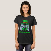 Irischer Videospiel-Controller St. Patrick's Day G T-Shirt (Vorne ganz)