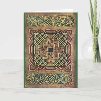 Irischer Weihnachtssegen Feiertagskarte