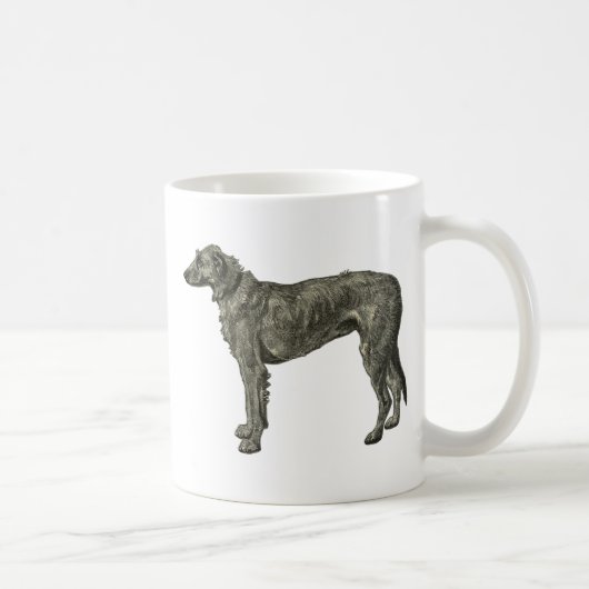 Irischer Wolfhound Kaffeetasse (Rechts)