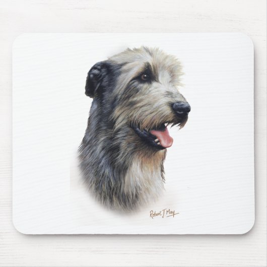 Irischer Wolfhound Mousepad (Vorne)