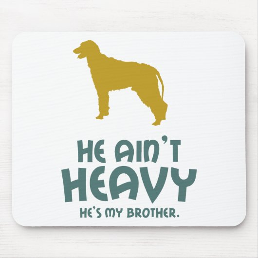 Irischer Wolfhound Mousepad (Vorne)