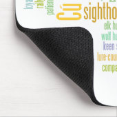 Irischer Wolfhound Mousepad (Ecke)