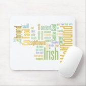 Irischer Wolfhound Mousepad (Mit Mouse)