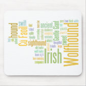 Irischer Wolfhound Mousepad (Vorne)