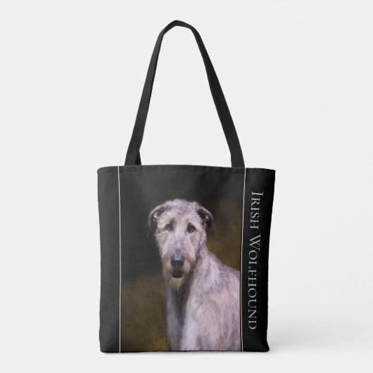 Irischer Wolfhound-Taschen-Tasche Tasche (Rückseite)