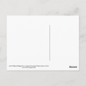 Irischer Wolfhound-Welpe Postkarte (Rückseite)