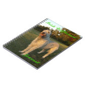 Irischer Wolfhound-Zeitschrift Notizblock (Linke Seite)