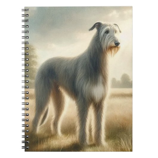 Irischer Wolfshund Notizblock (Vorderseite)