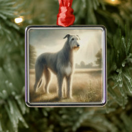 Irischer Wolfshund Ornament Aus Metall