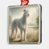 Irischer Wolfshund Ornament Aus Metall (Links)