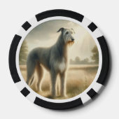Irischer Wolfshund Pokerchips (Rückseite)