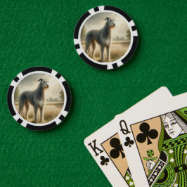 Irischer Wolfshund Pokerchips