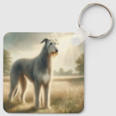 Irischer Wolfshund Schlüsselanhänger (Rückseite)