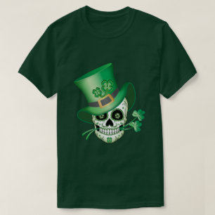 Irischer Zuckerschädel T-Shirt