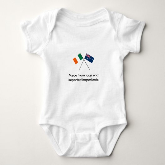 Irisches australisches Baby Strampler (Vorderseite)