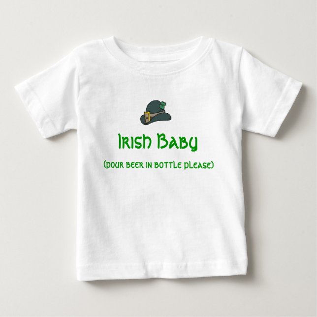 Irisches Baby Baby T-shirt (Vorderseite)