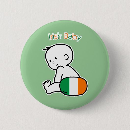 Irisches Baby Button (Vorderseite)