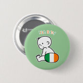 Irisches Baby Button (Vorne & Hinten)