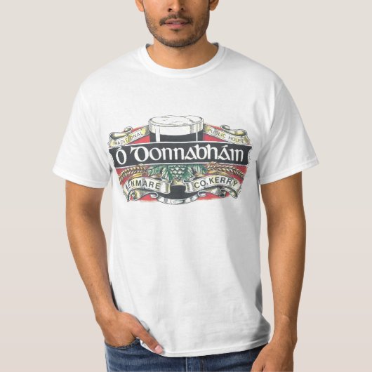 Irisches Bar-T-Shirt O Donnabhains T-Shirt (Vorderseite)