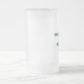 Irisches Bier-Glas Mattglas Bierglas (Mittel)