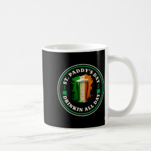 Irisches Bier Irland Flagge St Patricks Day Trinke Kaffeetasse