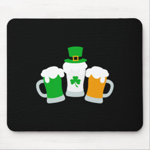 Irisches Bier Irland Flagge St Patricks Tag 1 Mousepad