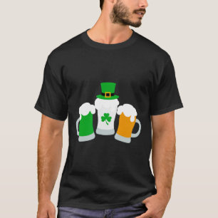 Irisches Bier Irland Flagge St Patricks Tag 1 T-Shirt