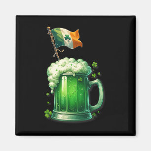 Irisches Bier Irland Flagge St Patricks Tag Männer Magnet