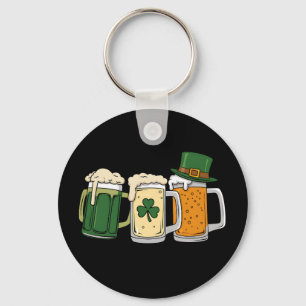 Irisches Bier Irland Flagge St. Patricks Tag Shamr Schlüsselanhänger