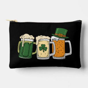 Irisches Bier Irland Flagge St. Patricks Tag Shamr Zubehörtasche