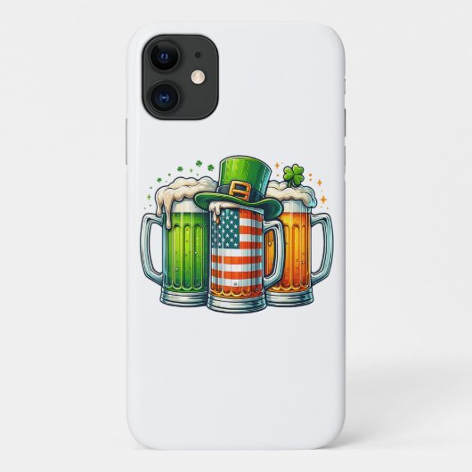 Irisches Bier Irland St Patricks Day Trinkparty Case-Mate iPhone Hülle (Rückseite)