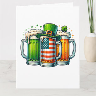Irisches Bier Irland St. Patricks Day Trinkparty Dankeskarte