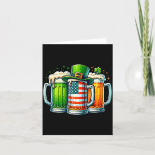 Irisches Bier Irland St. Patricks Day Trinkparty  Karte