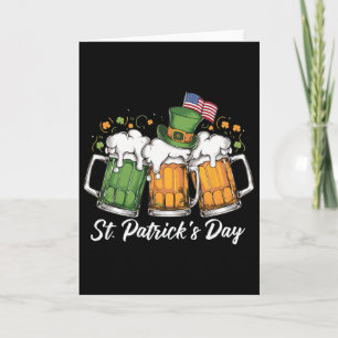 Irisches Bier Irland St Patricks Day Trinkparty Karte