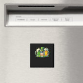 Irisches Bier Irland St Patricks Day Trinkparty Magnet (In Situ (Geschirrspüler))