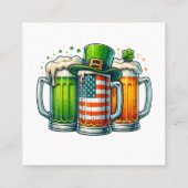 Irisches Bier Irland St. Patricks Tag Trinkparty (Rückseite)