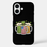 Irisches Bier Irland USA Amerikanische Flagge St.