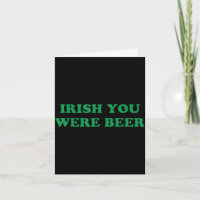 Irisches Bier lustige Kleeblätter Stempel St. Patr