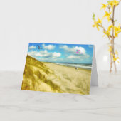 Irisches Bild für Geburtstagsgrußkarte Karte (Gelbe Blume)