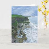 irisches Bild für geklappte Grußkarte Karte (Gelbe Blume)