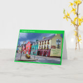 irisches Bild für geklappte Grußkarte Karte (Gelbe Blume)